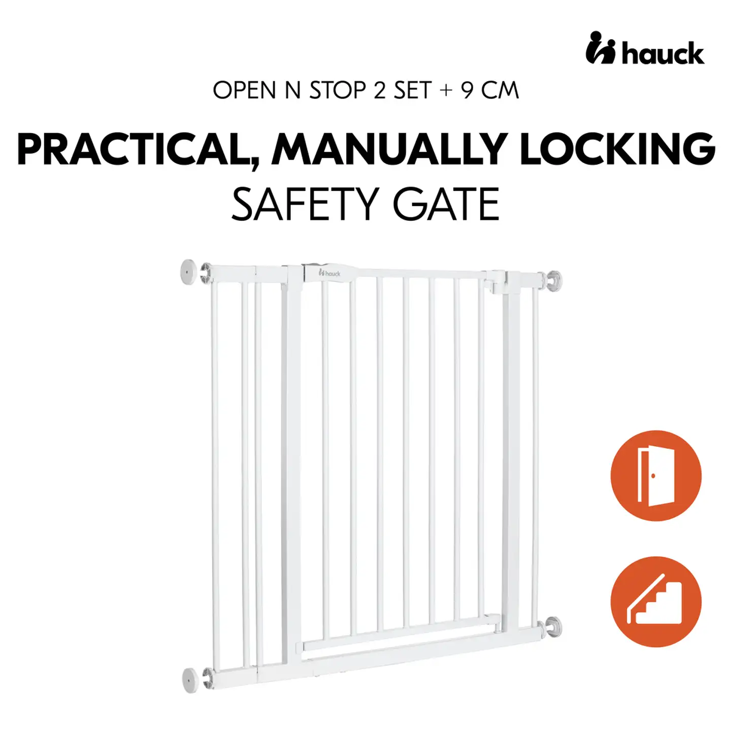 Hauck turvaportti Open N Stop 2 Set +9 cm - 11
