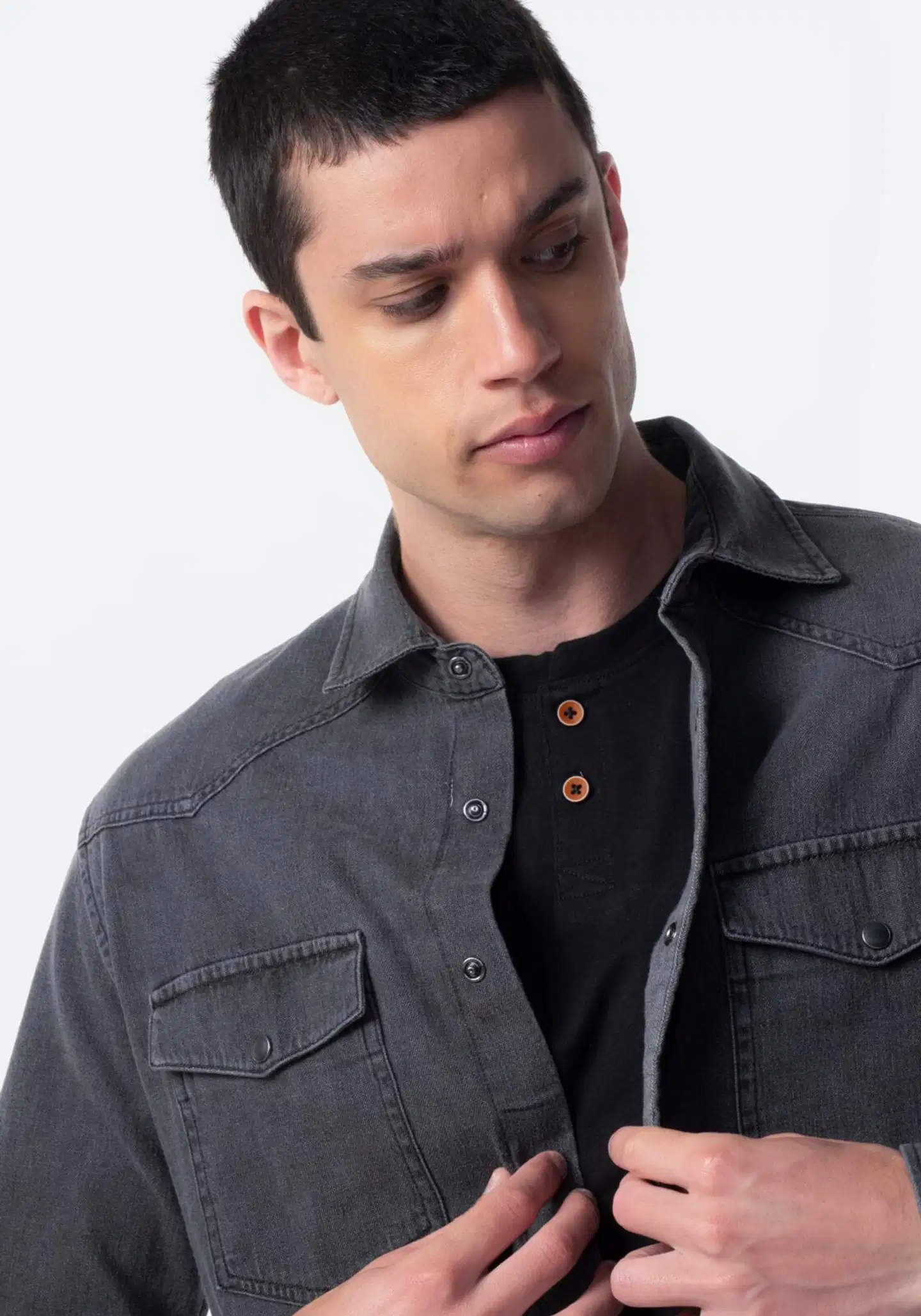 TEX miesten farkkupaita I287391 - BLACK 1 - 4
