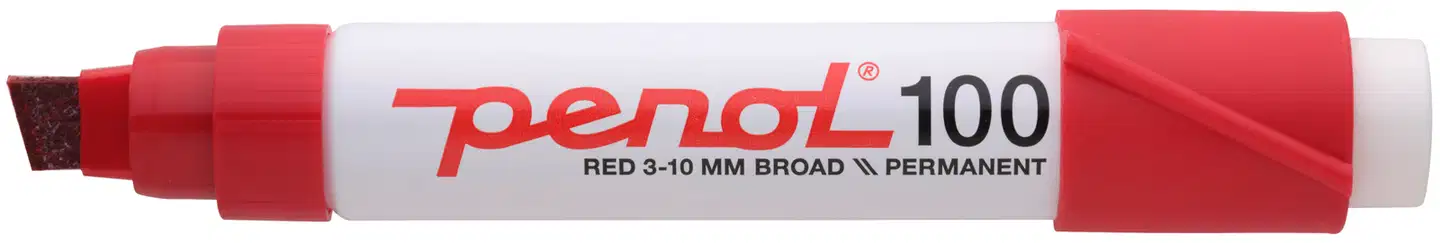 Penol permanenttitussi 100 3-10 mm punainen - 1