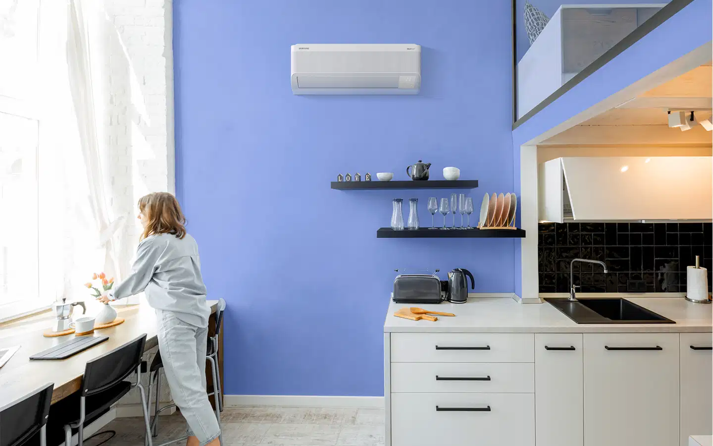 Samsung NRAC Windfree Comfort S2 09 ilmalämpöpumppu asennettuna - 16