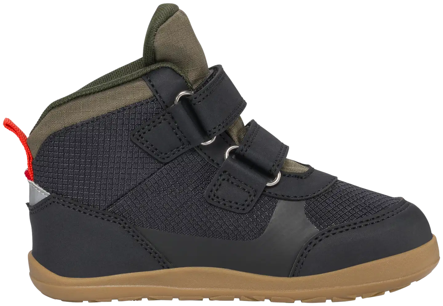Viking lasten vedenpitävä paljasjalkakenkä välikauteen Aspen Barefoot Mid - Black - 3
