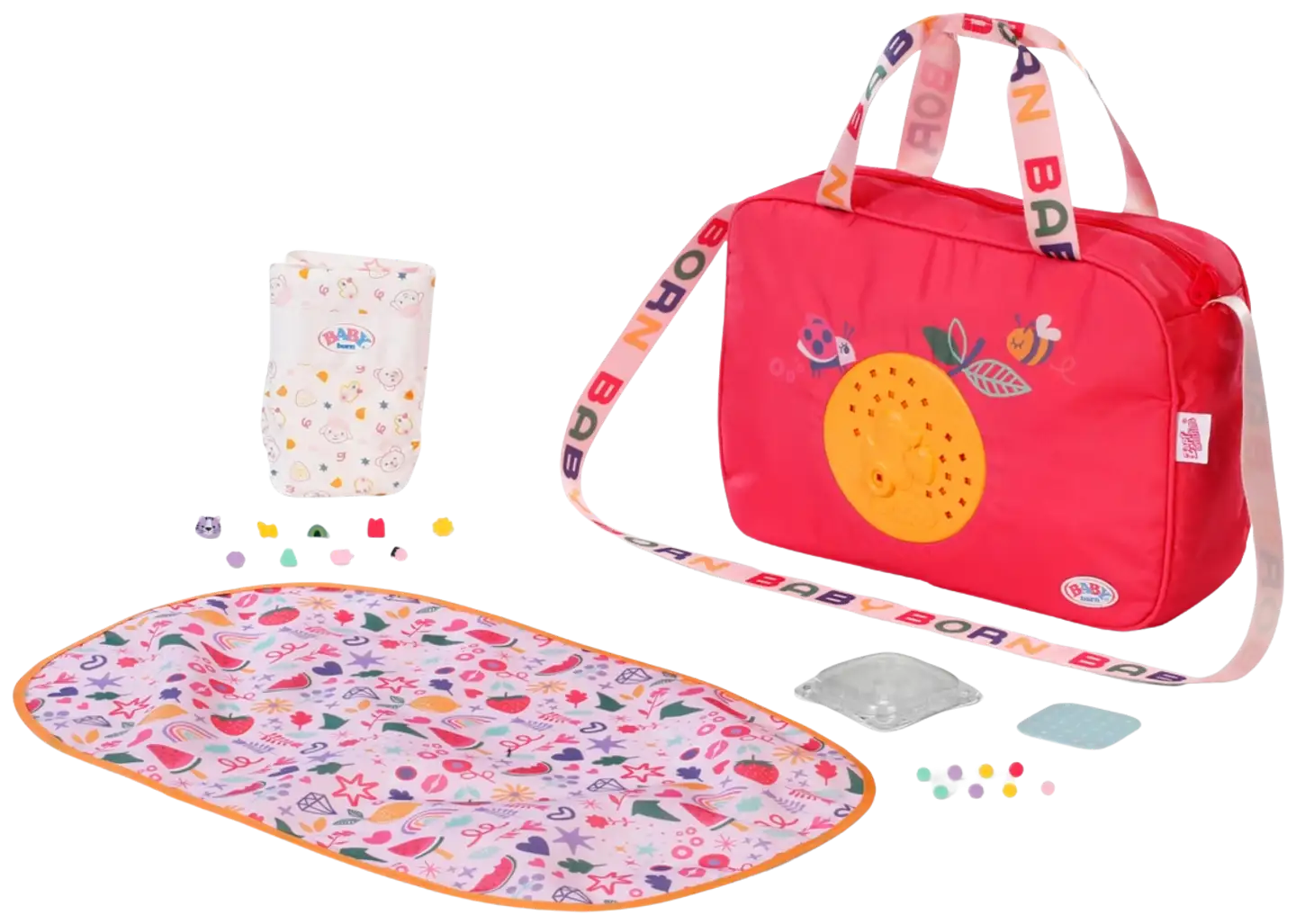BABY born Hoitolaukku koristeilla