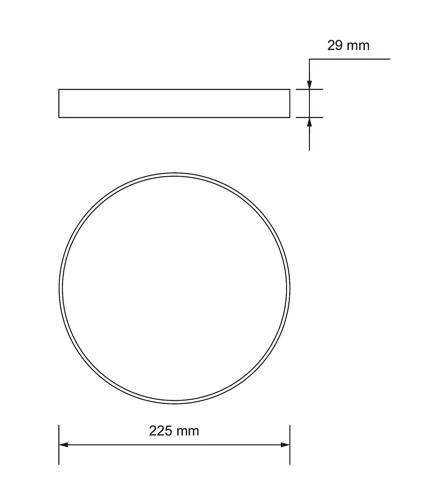 Airam Aias 225 plafondi 17W 2000lm IP20 CCT - 4
