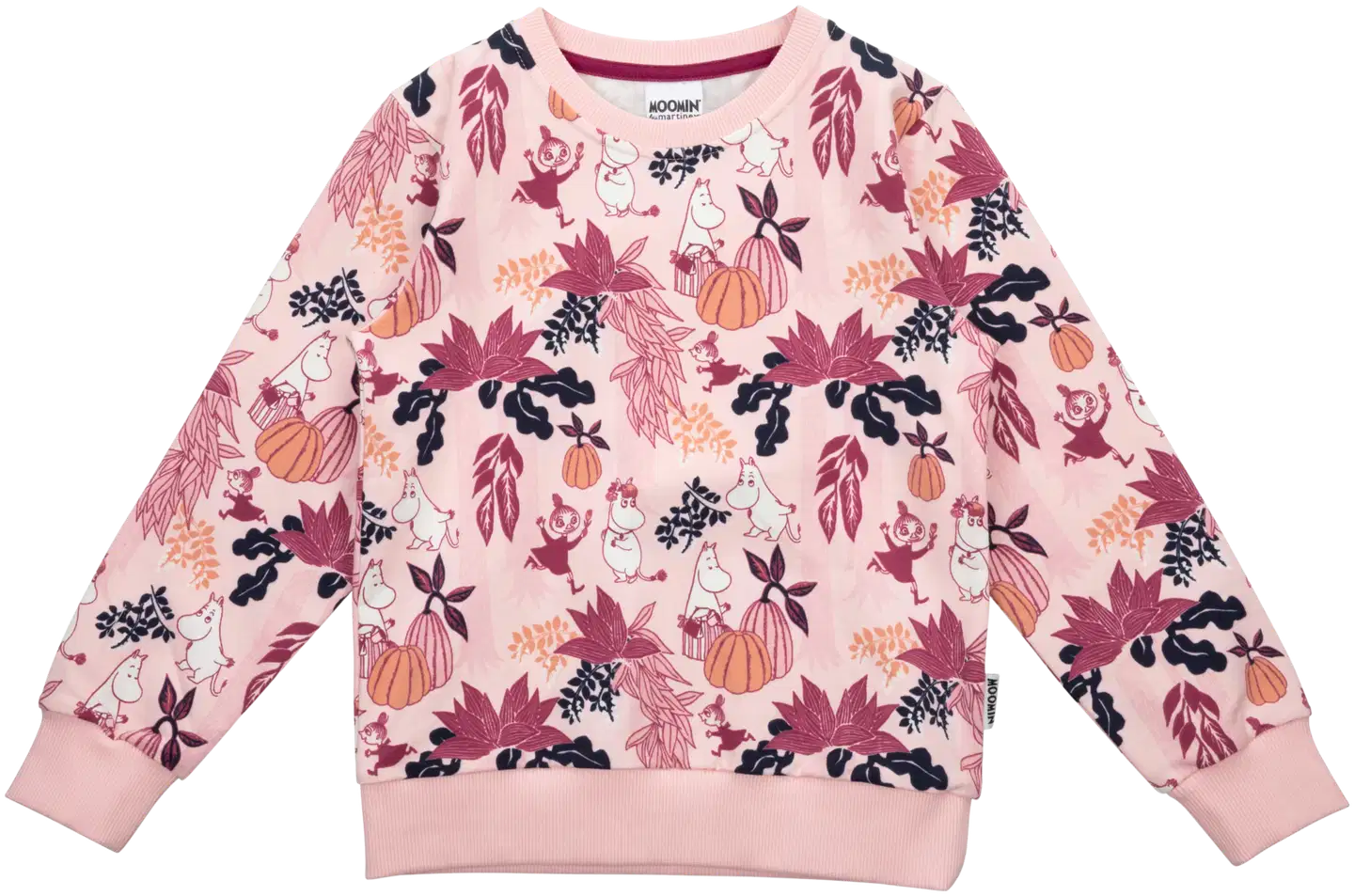 Martinex Muumi lasten collegepaita Kurpitsa 592661 - roosa - 1