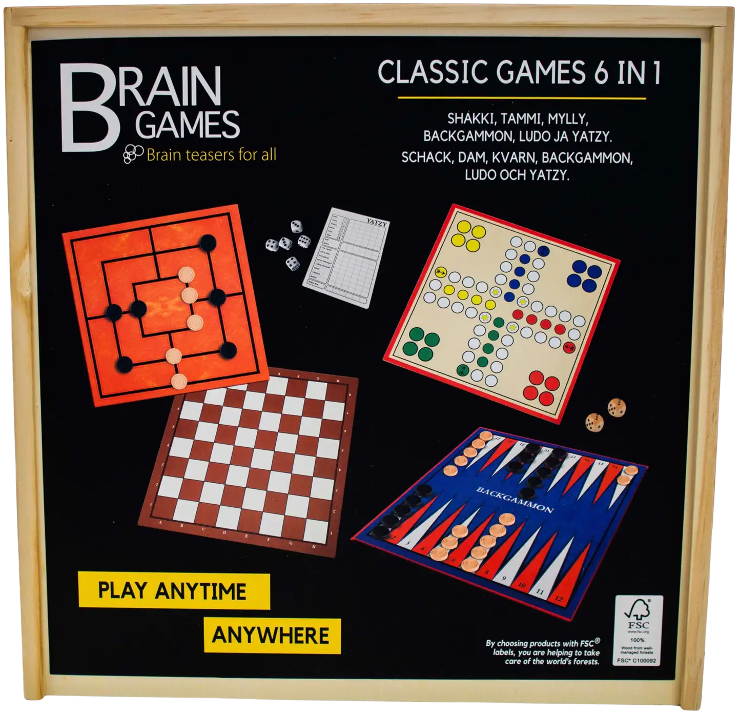 Brain Games Klassikkopelit 6 in 1 - 2