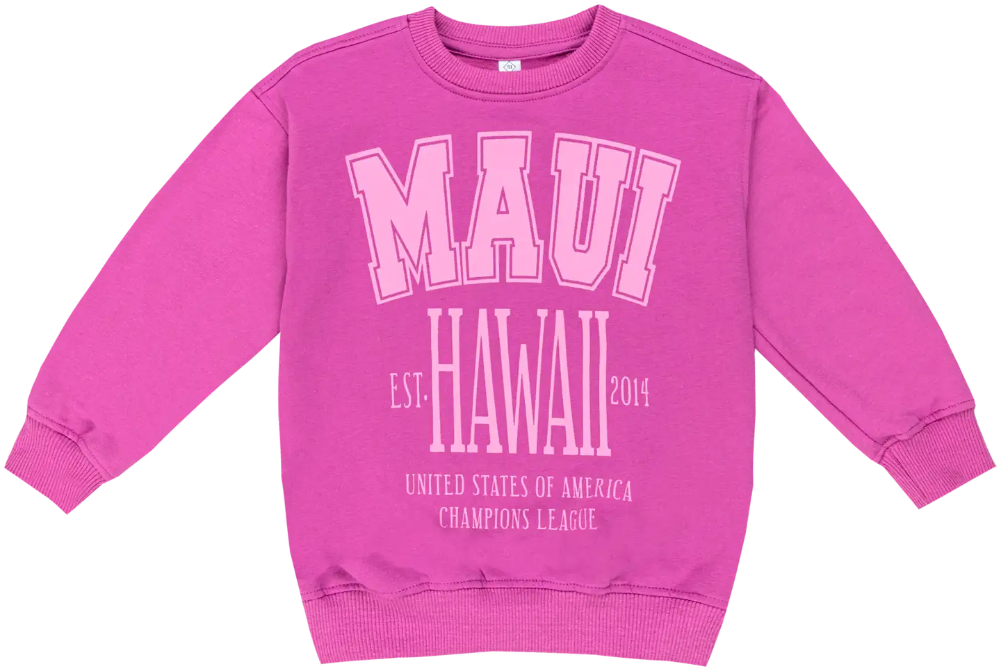 TEX lasten collegepaita Maui I980527 - MAUVE DARK - 1