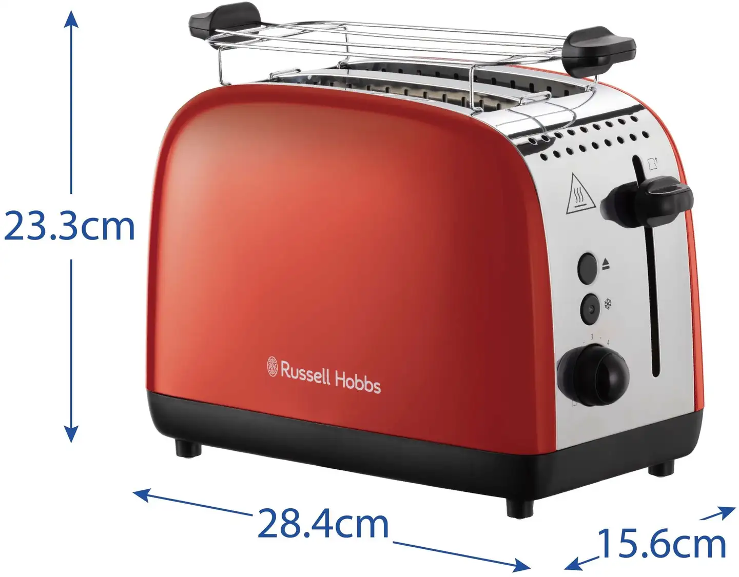 Russell Hobbs leivänpaahdin Colours Plus Red 26554-56 - 8
