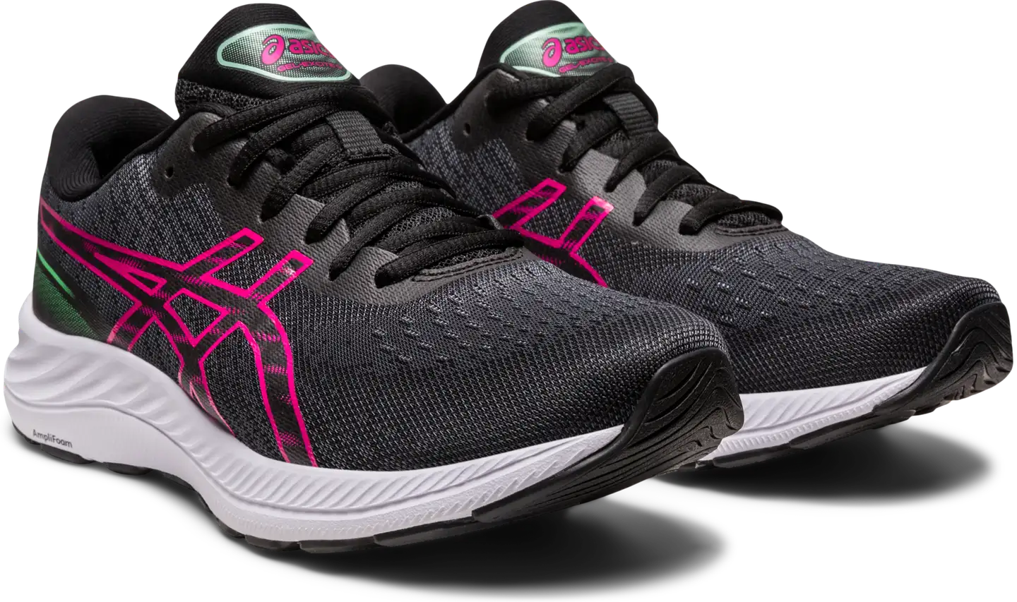 ASICS N juoksujalkine Gel-Excite 9 - BLACK/PINK RAVE - 1