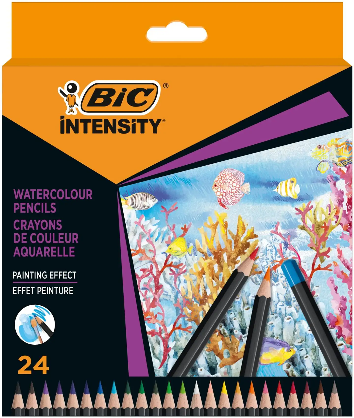 BIC Intensity vesivärikynät 24kpl