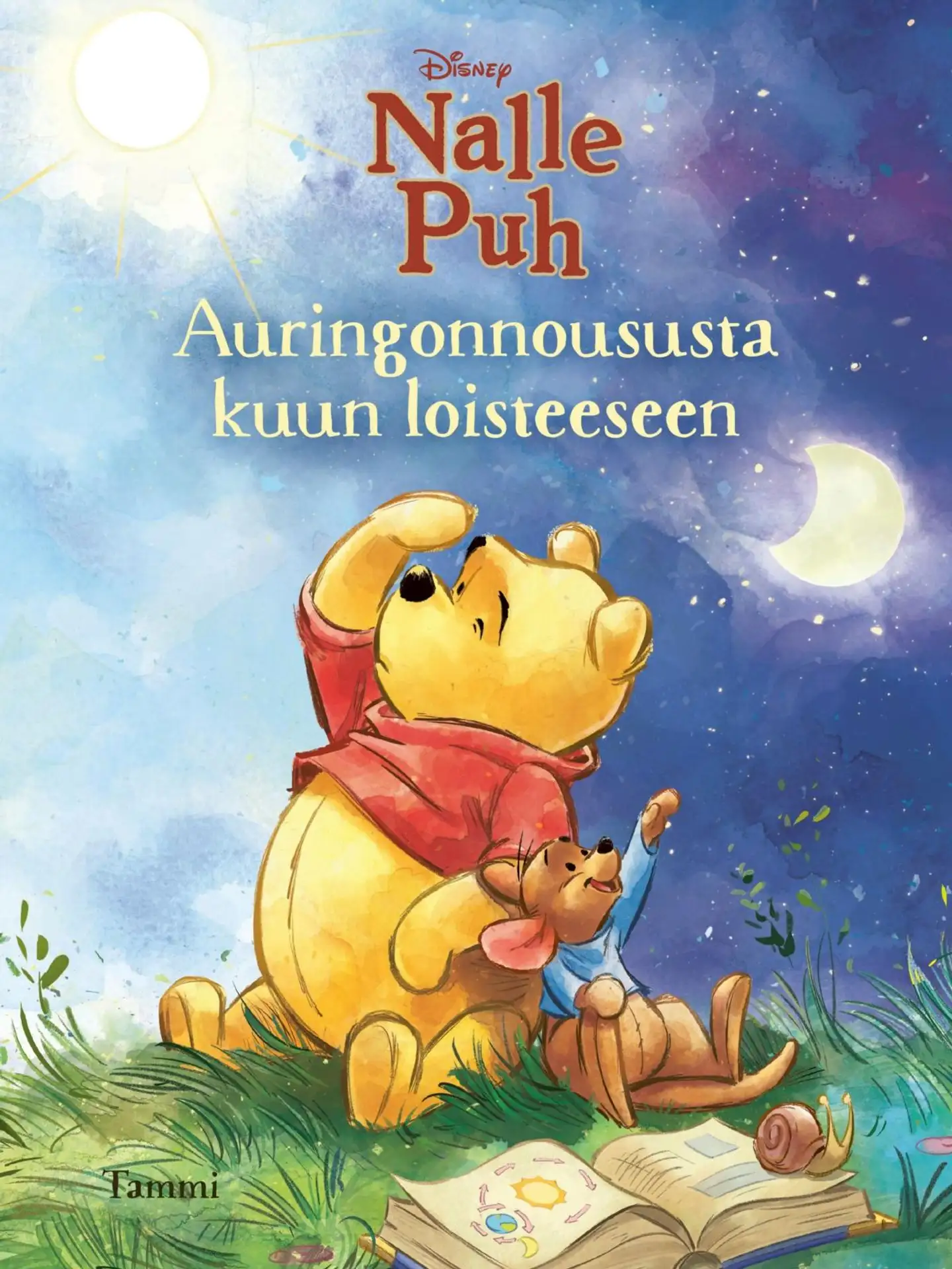 Disney. Nalle Puh. Auringonnoususta kuun loisteeseen