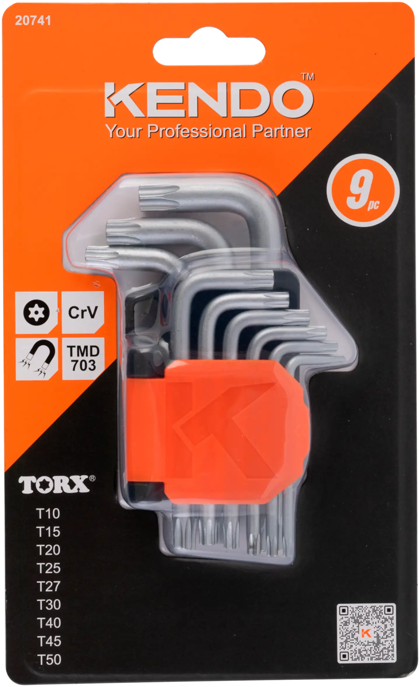 Kendo 9-osainen torx-avainsarja - 1
