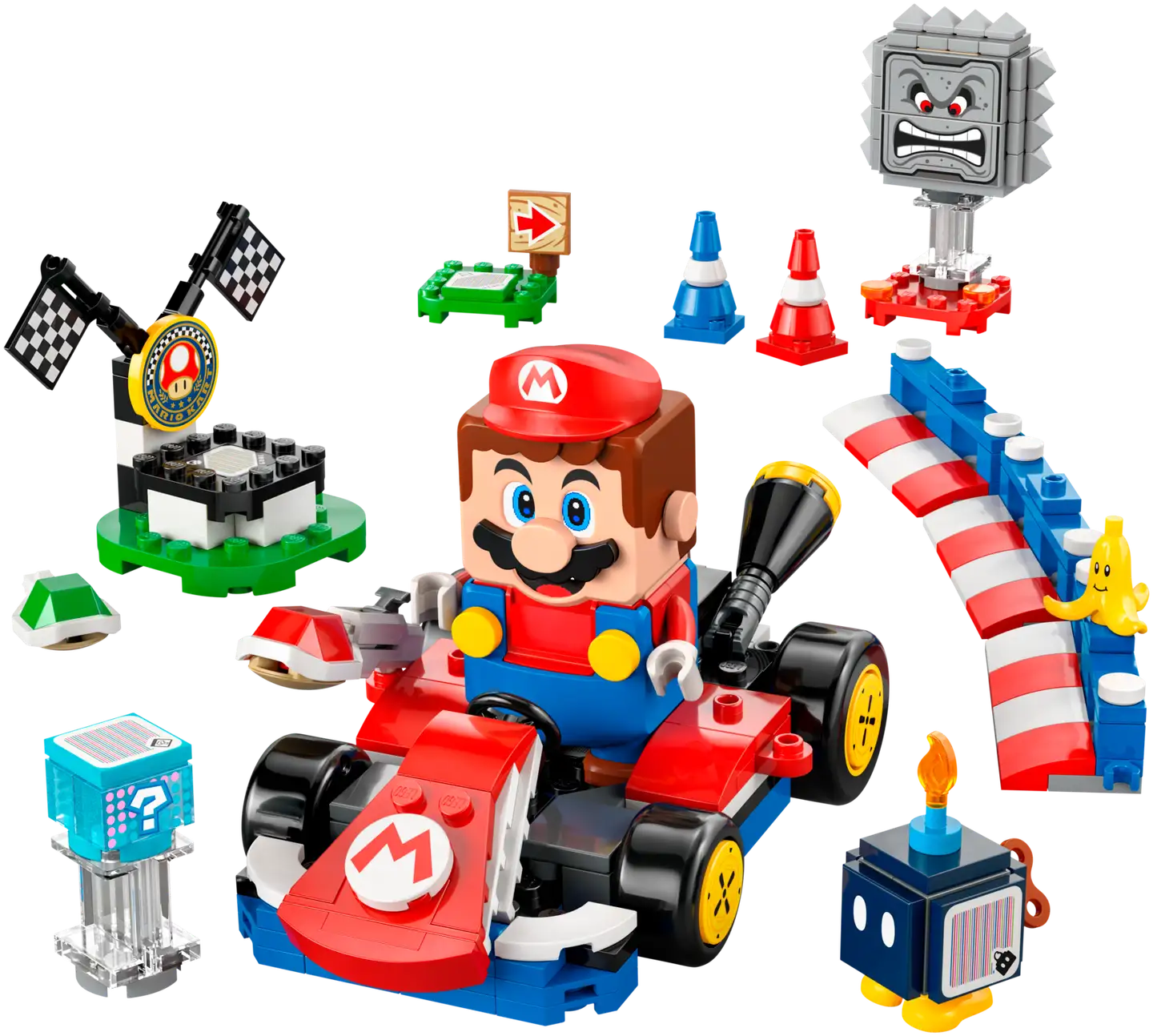 LEGO Super Mario 72043 Mario Kart™ – Interaktiivinen LEGO® Mario™ ja Standard Kart - 3