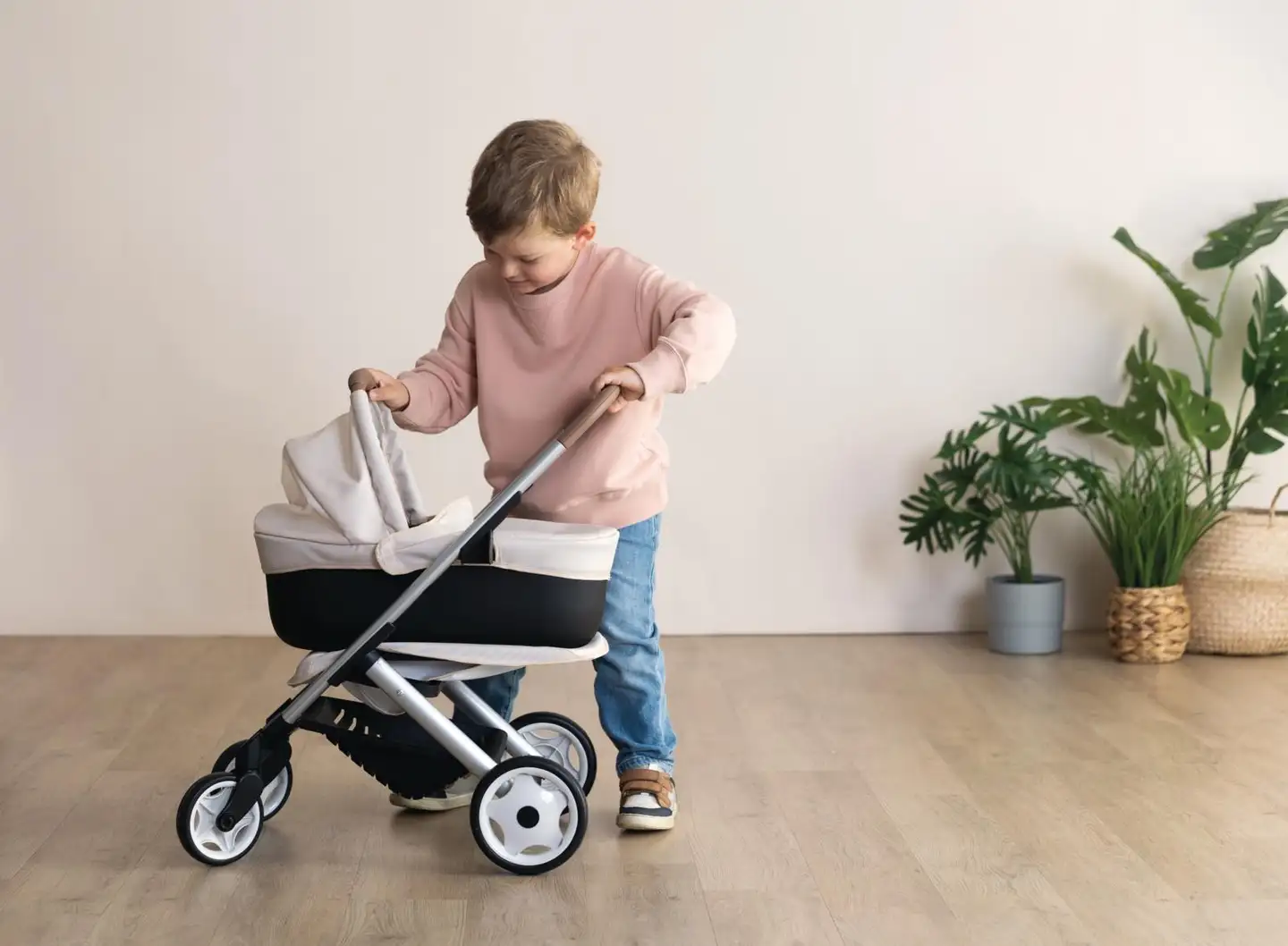 Smoby Maxi-Cosi 3in1 Nukenvaunut: vaunut, rattaat ja kantokoppa - 5