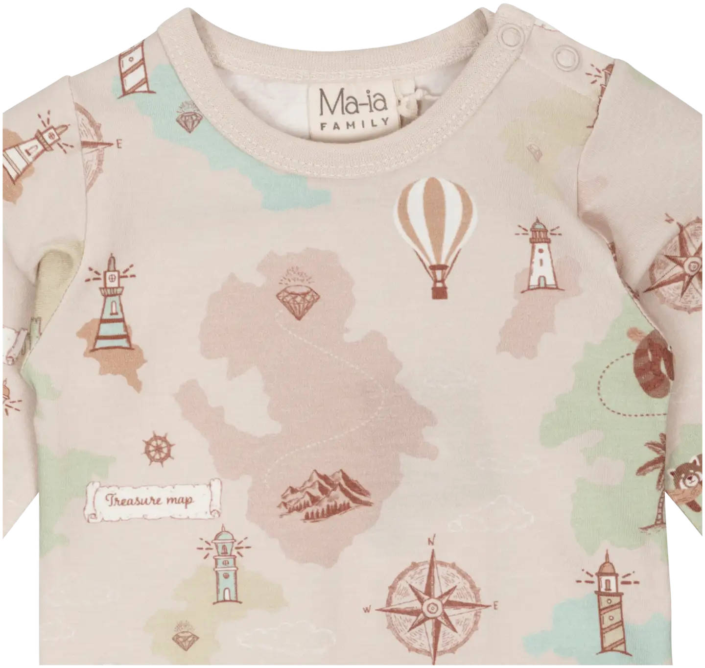 Ma-ia Family vauvojen body Reitti 205022 - BEIGE - 2