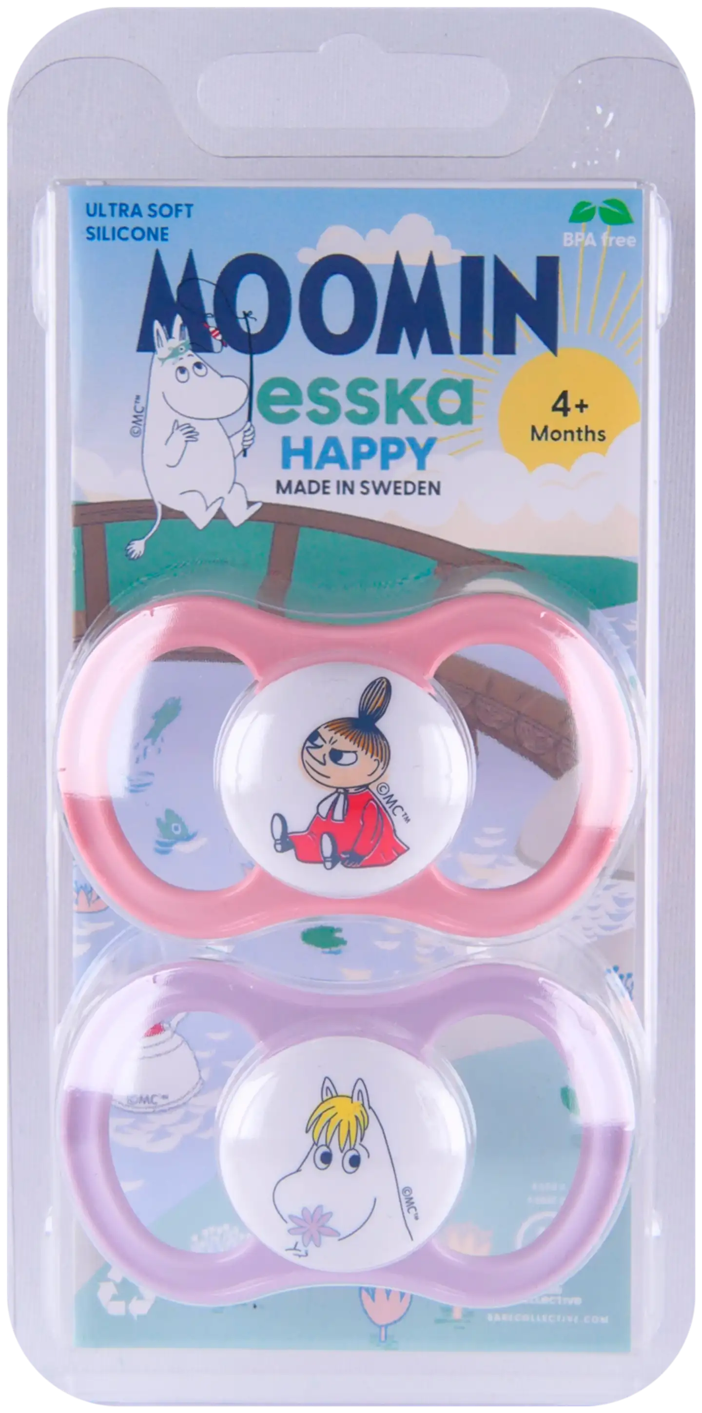 Esska happy muumi tutti 4-36m 2pcs - 3