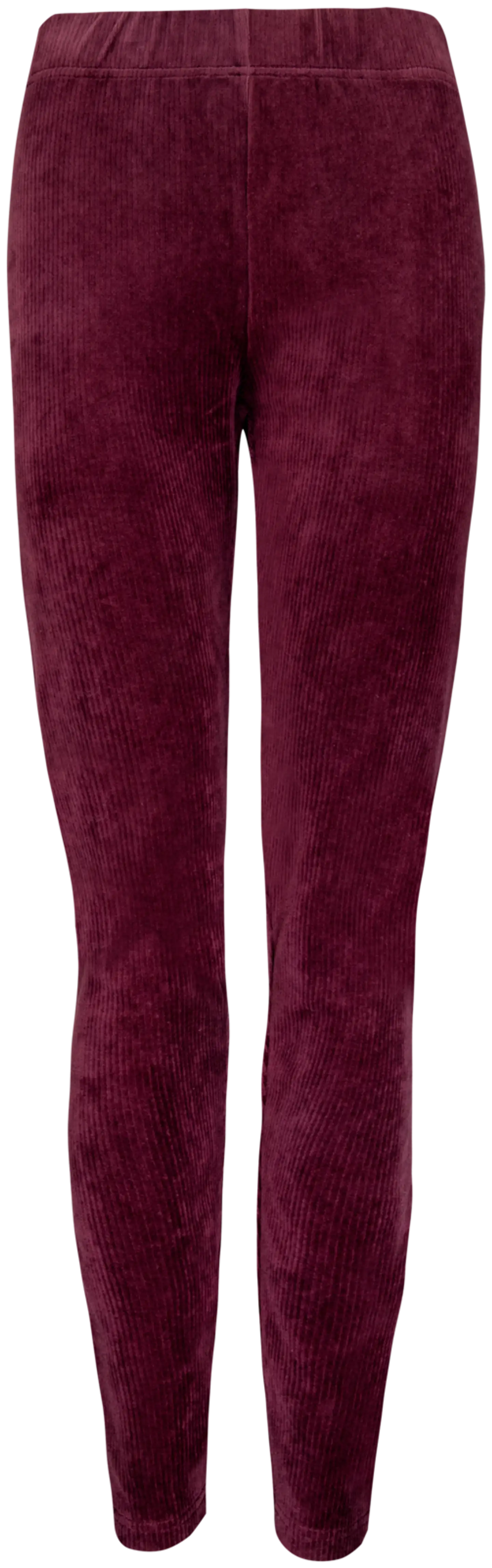 House naisten samettileggingsit - RED MAHOGANY - 1