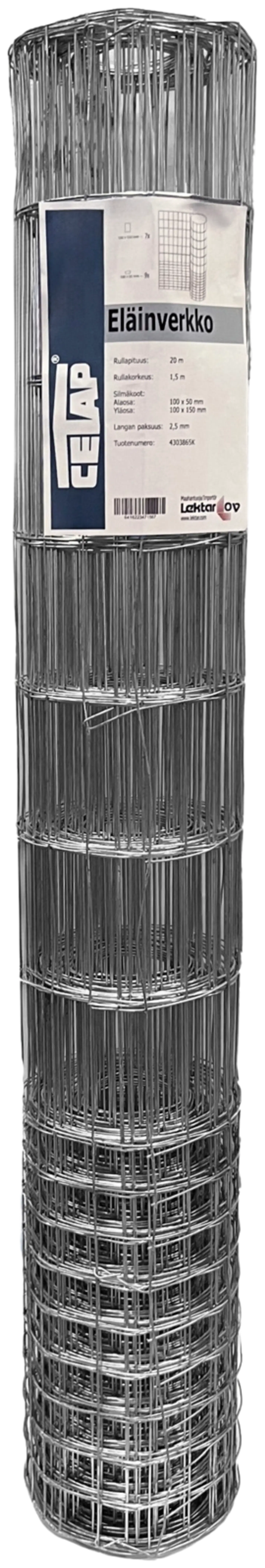Cetap Eläinverkko 1,5 x 20 m