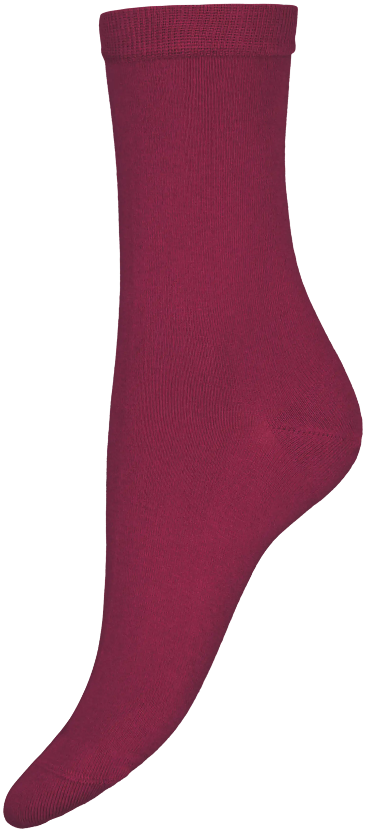 Vogue naisten nilkkasukat cotton basic sock 3-pack - Ruby wine - 2