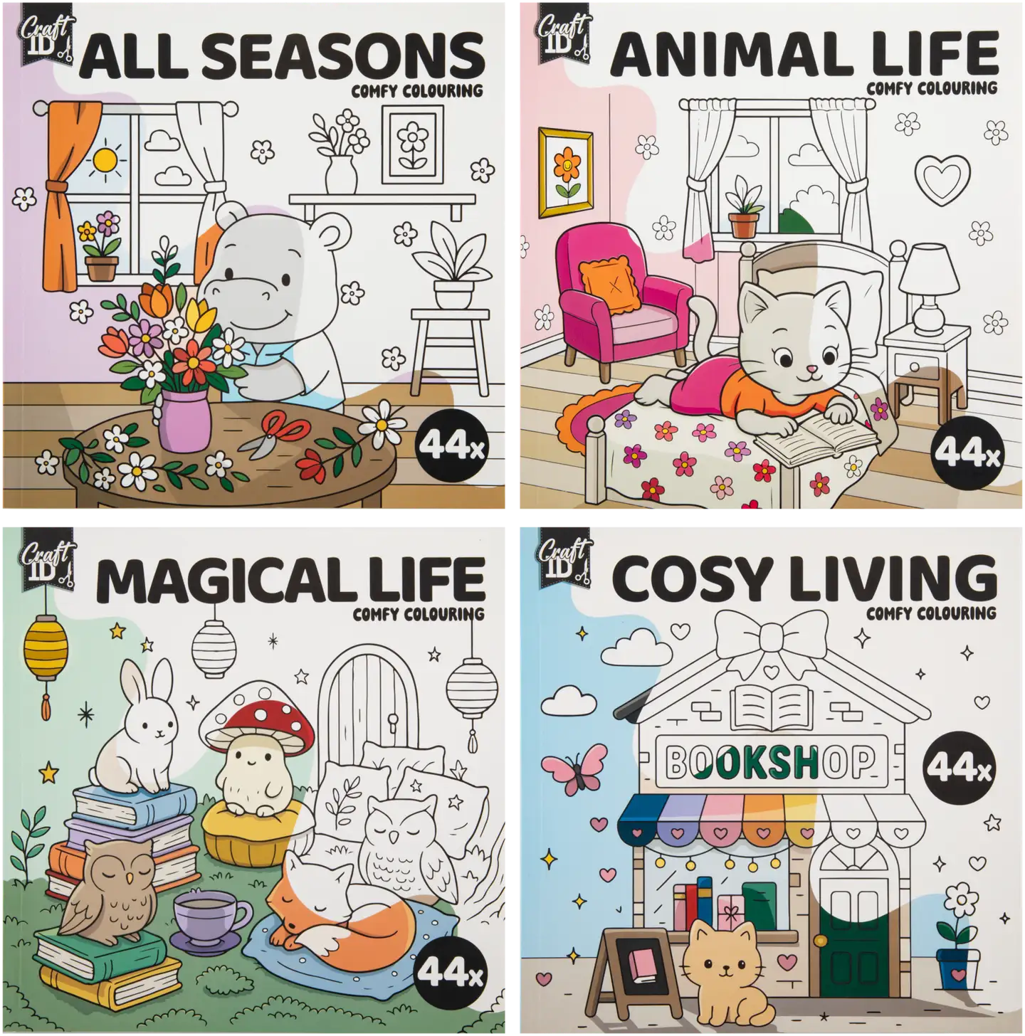 Comfy Colouring Värityskirja