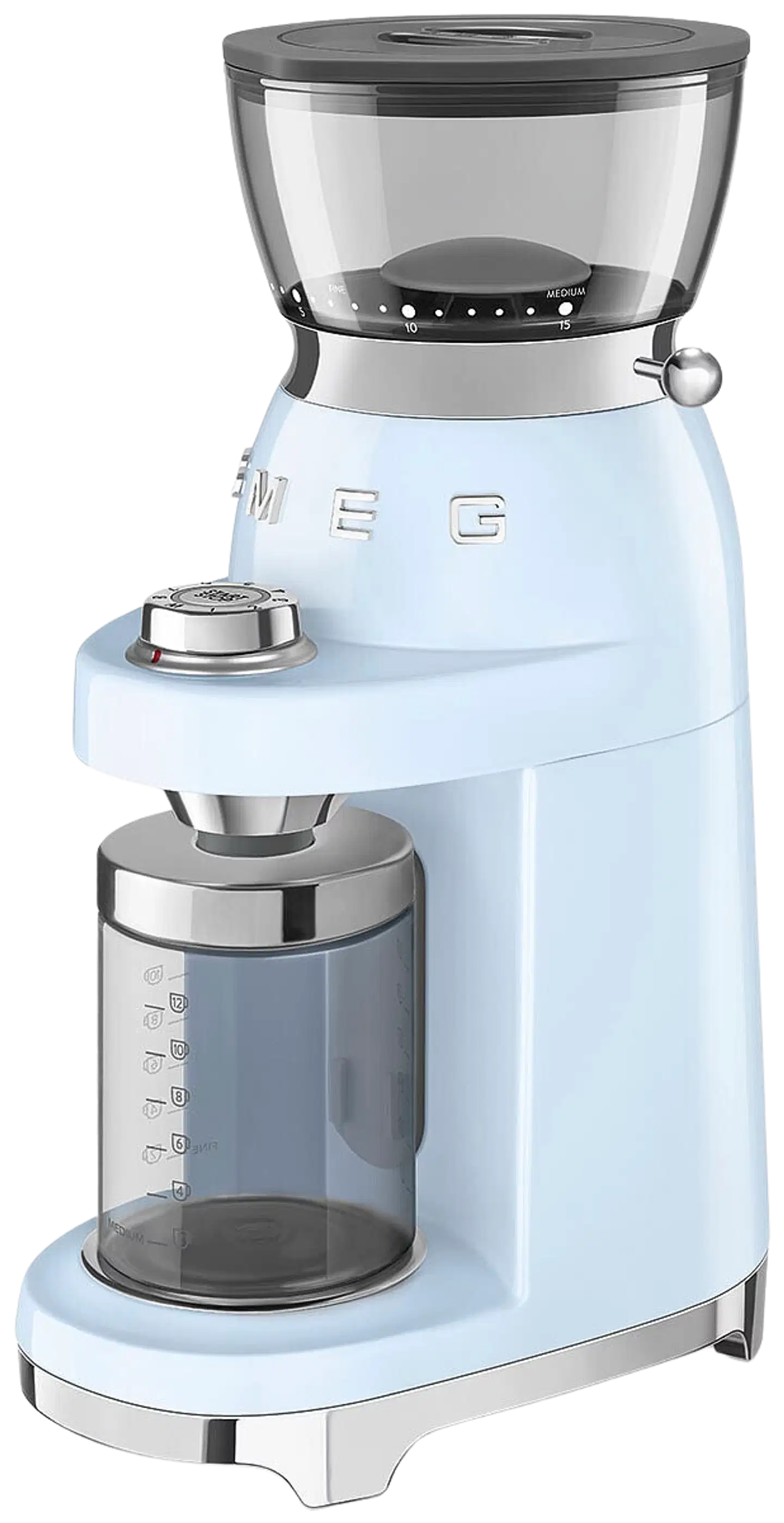 Smeg kahvimylly CGF03PBEU pastellinsininen - 4