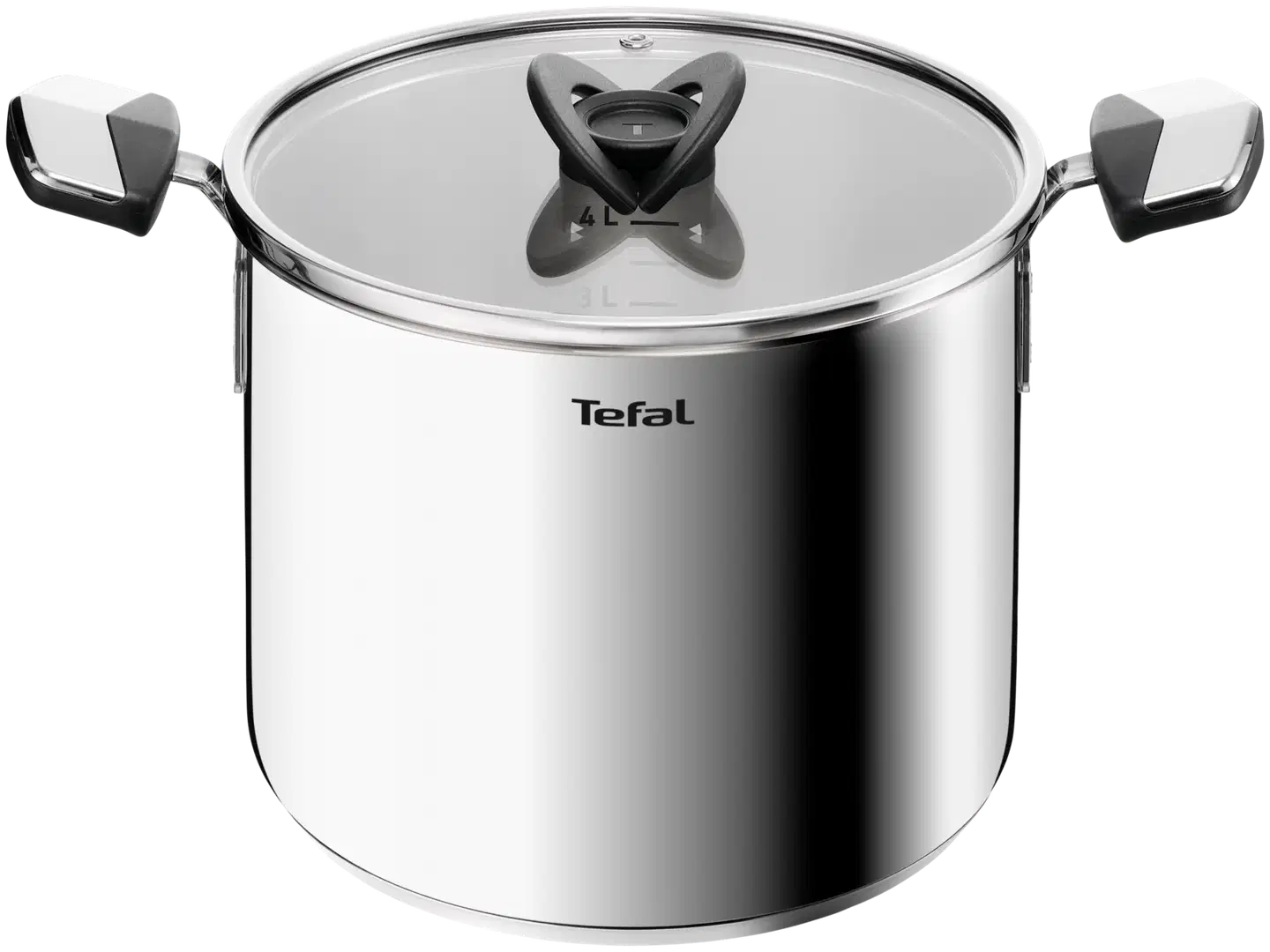 Tefal Emotion Plus pinnoittamaton teräksinen pastakattila 22 cm/6,4l + kansi E3286145 - 1