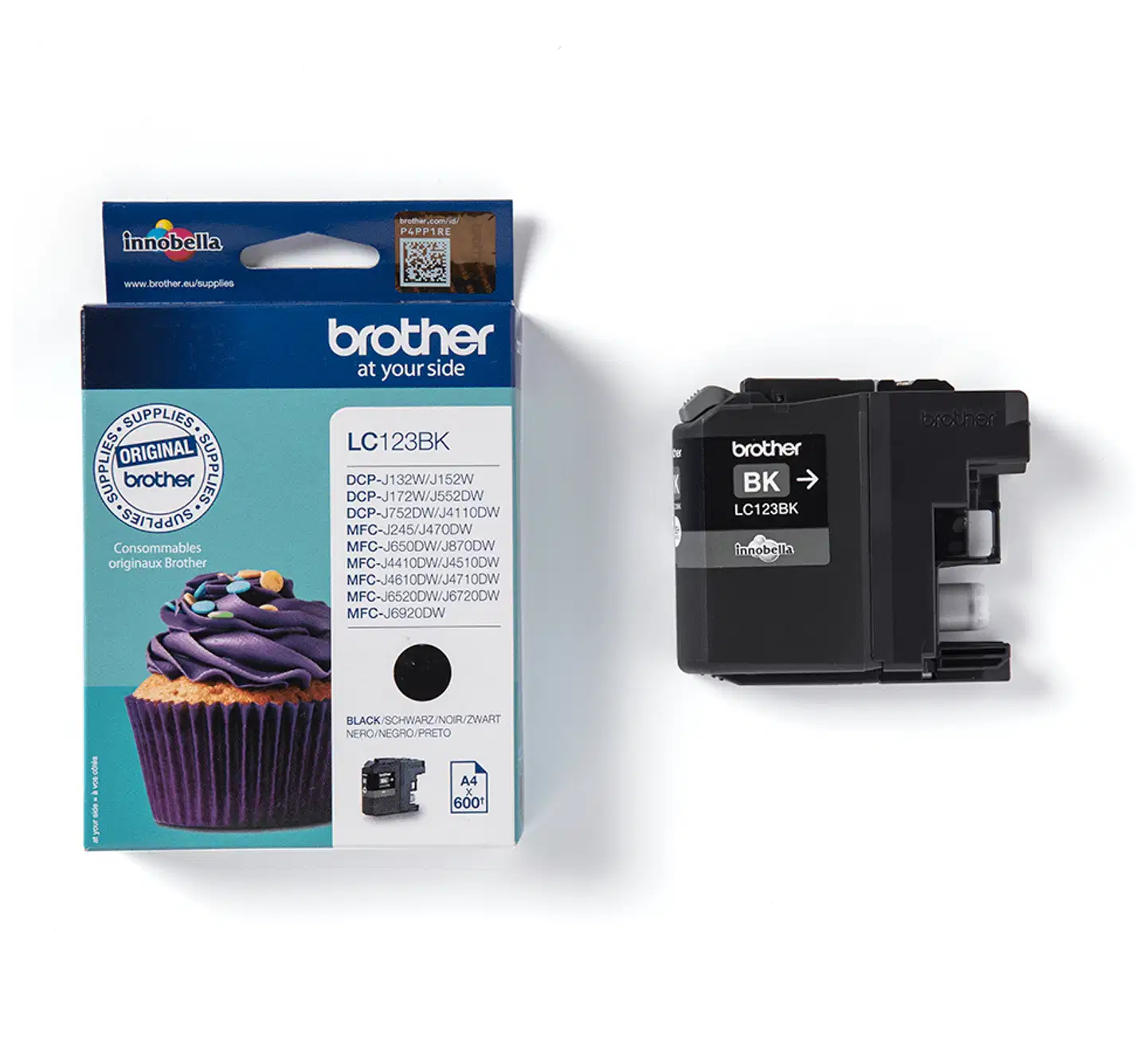 Brother mustepatruuna LC-123BK musta - 3