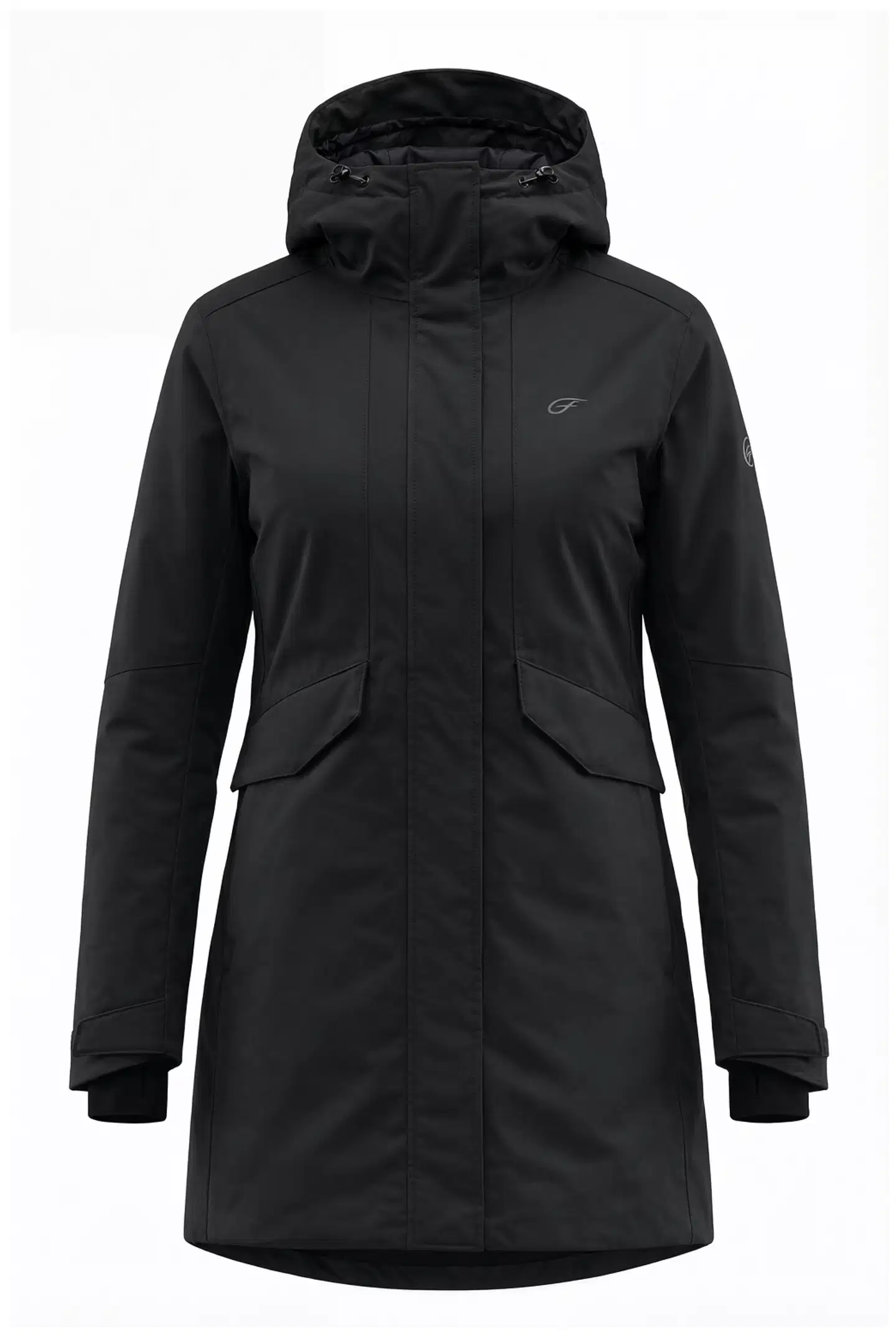Five Seasons naisten parkatakki Vera - BLACK - 1