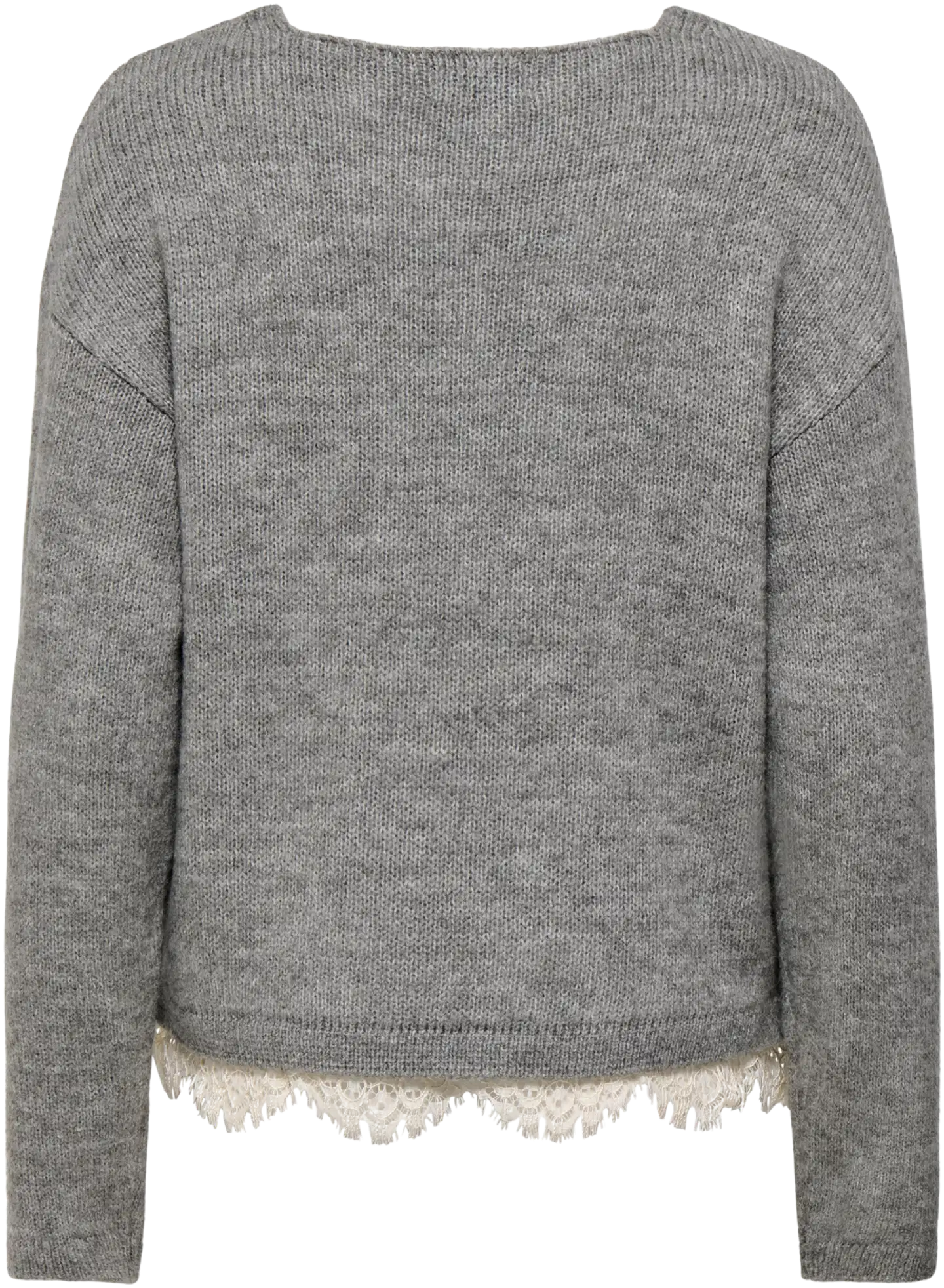 JDY naisten neule Jdystephanie - Light Grey Melange - 2