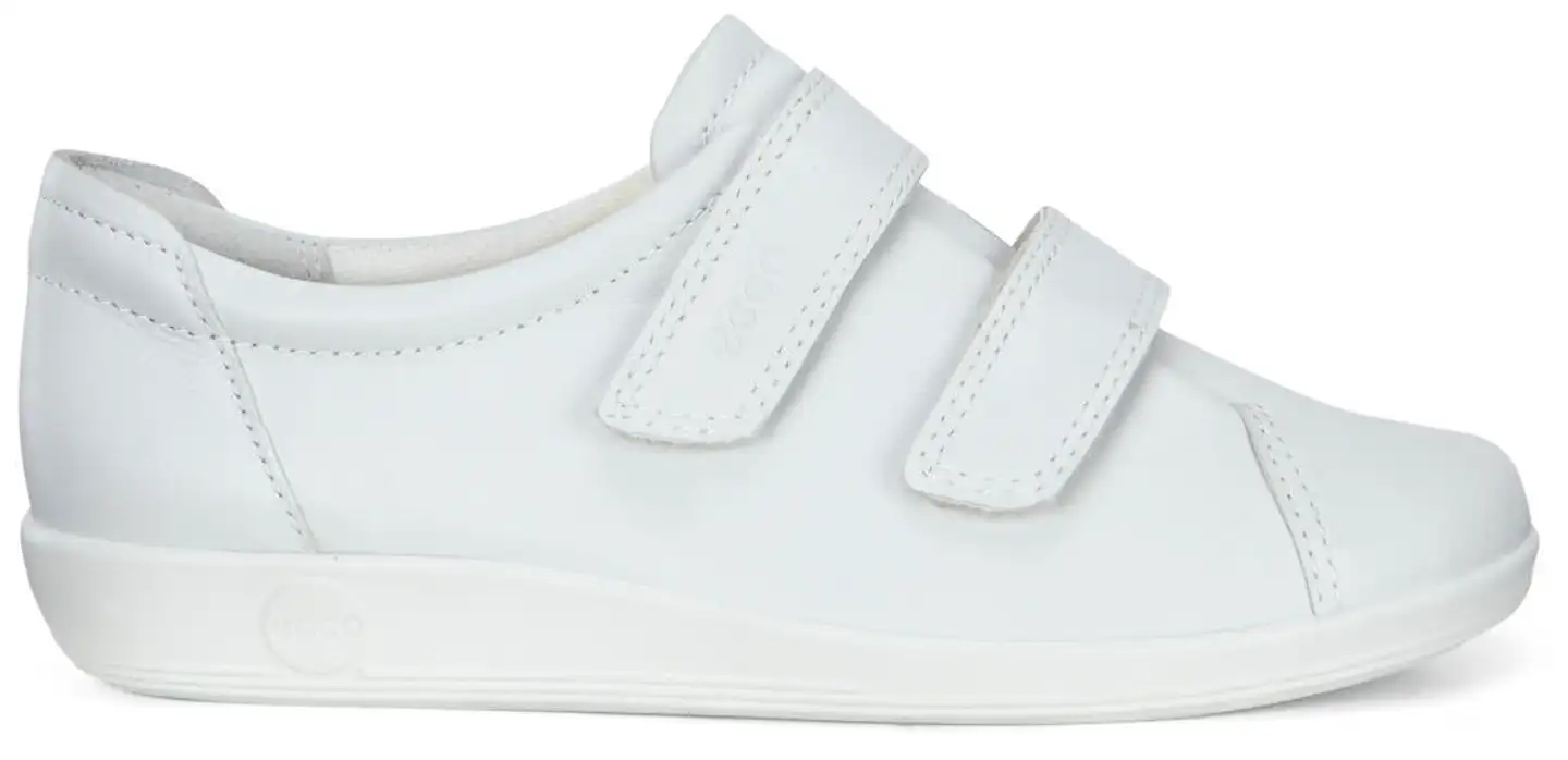 Ecco Soft 2.0 naisten kävelykenkä - Bright white - 2