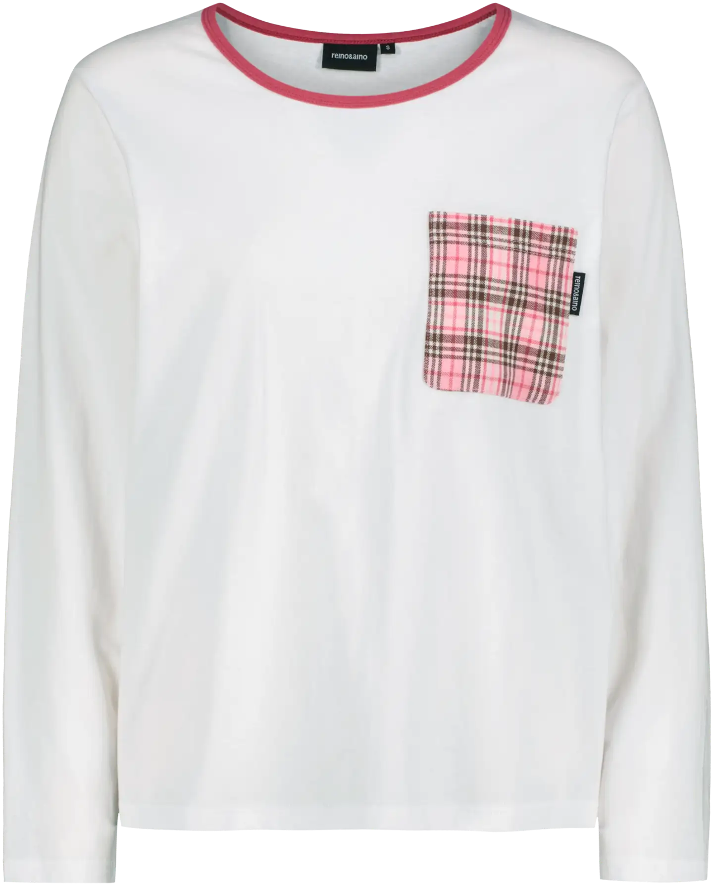 Reino&Aino naisten flanellipyjama Aino - pink check - 2