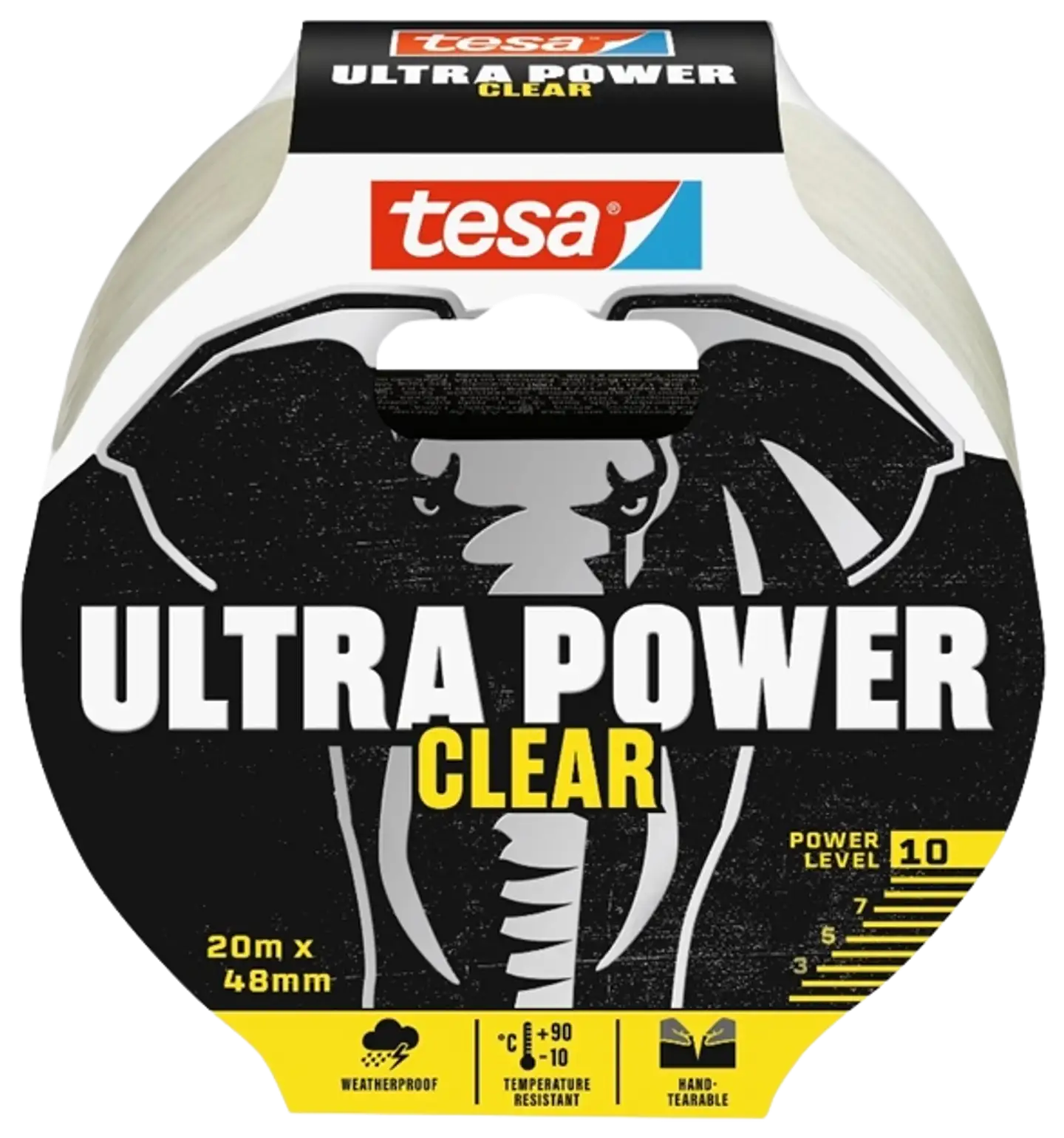 Tesa korjausteippi ultra power clear 20m  x 48mm