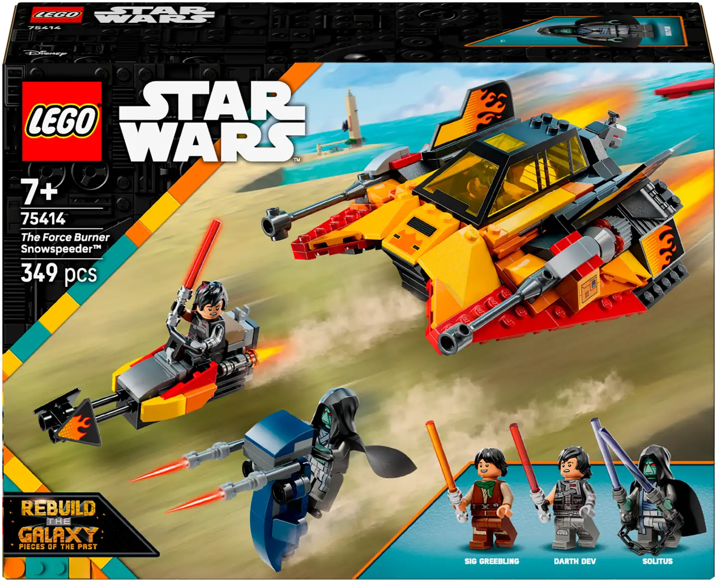 LEGO® Star Wars TM 75414 Force Burner ‑lumikiituri - 3