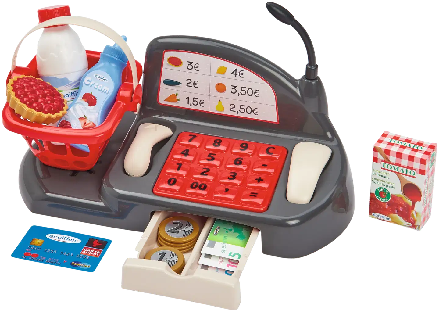 Ecoiffier - 100 % Chef - Kassakone -leikkisetti - 1