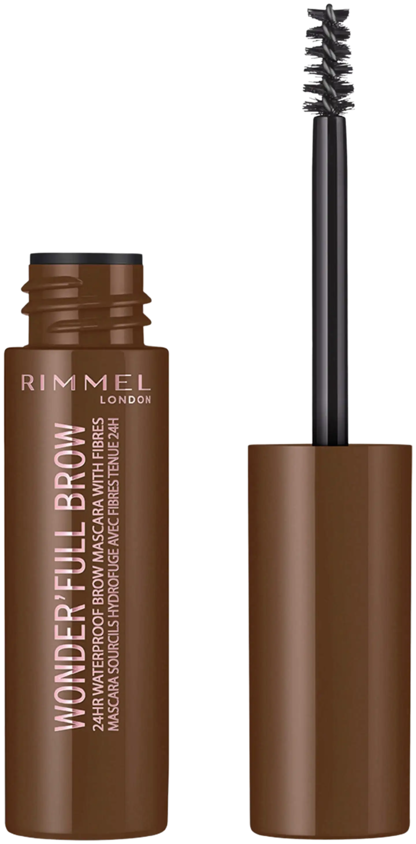 Rimmel Wonder'Full Brow -kulmamaskara 4,5 ml, 002 Medium - 1