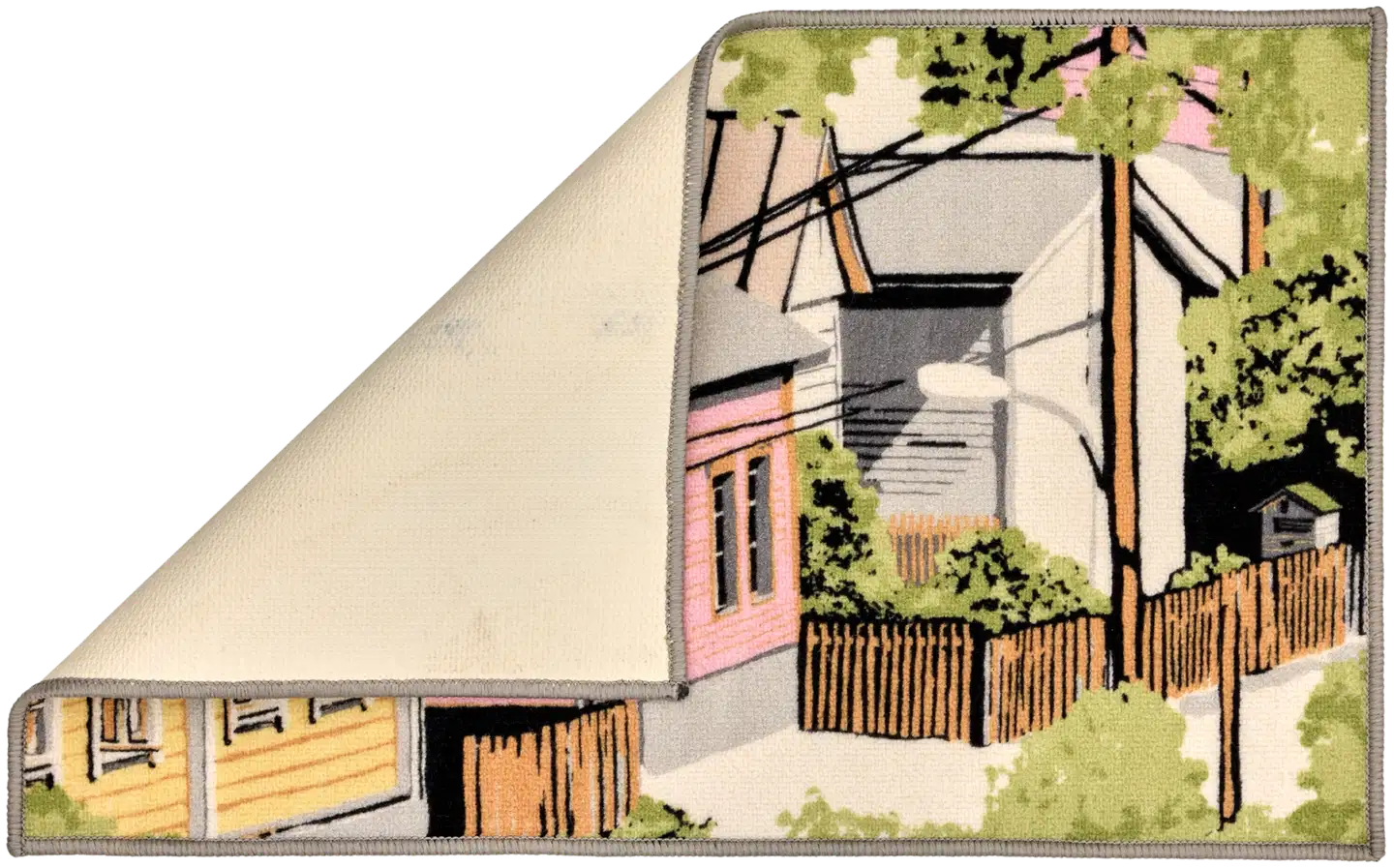 Vallila Naapurusto kynnysmatto 50x80 cm pink - 2