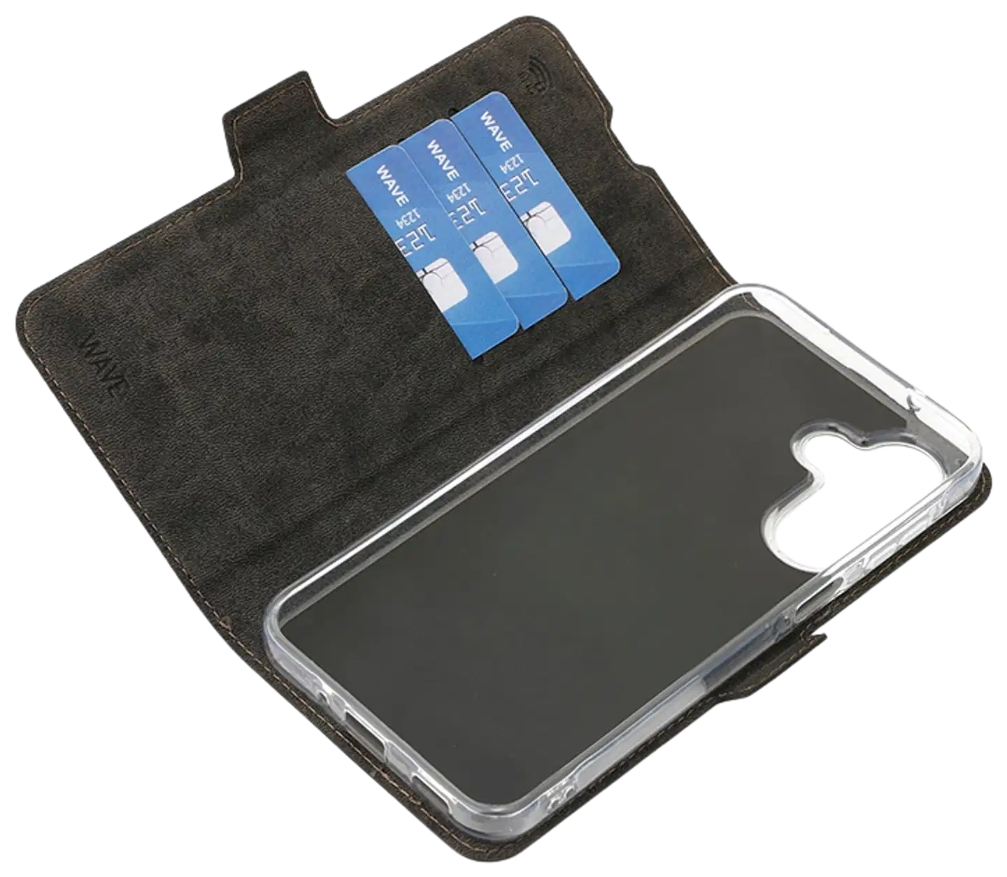 Wave Book Case, Samsung Galaxy A27 5G, Taupe - 4