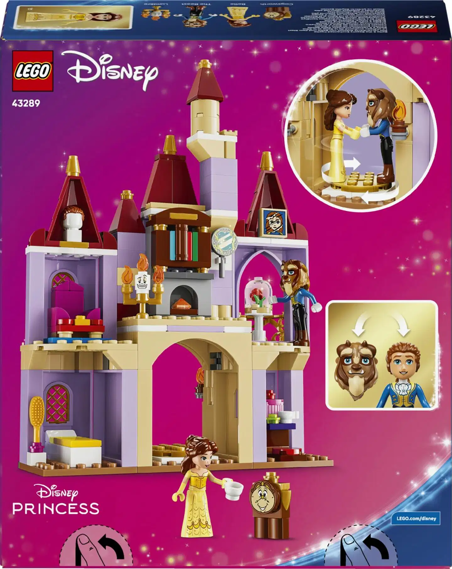 LEGO® Disney Princess 43289 Kaunottaren ja hirviön lumottu linna - 4