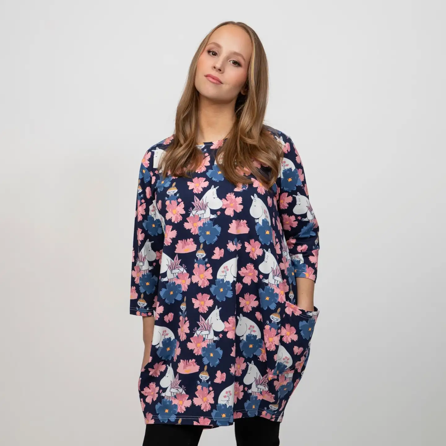 Muumi naisten tunika Ira Kimppu 590627 - tummansininen - 4