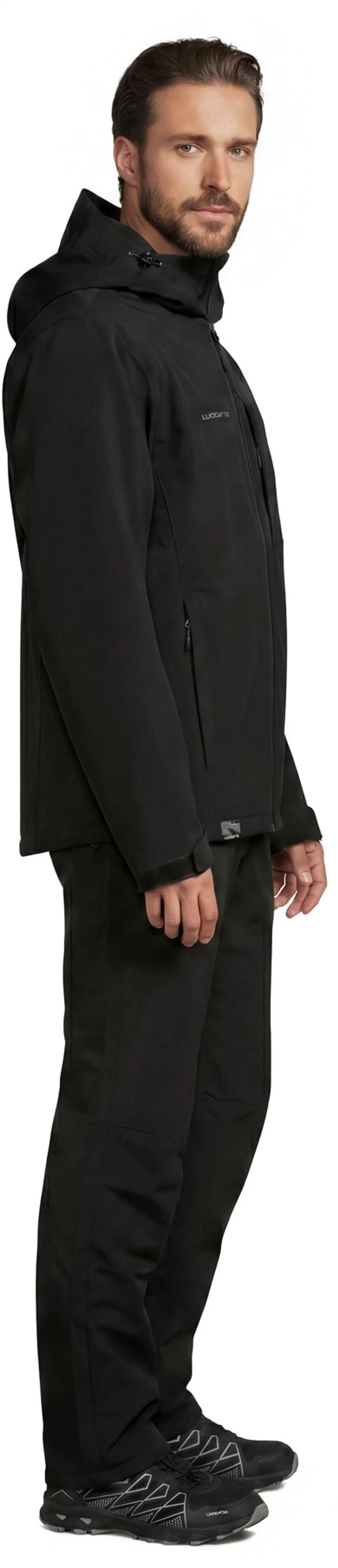 Luode12 miesten kevytvanutakki 204L332469 - black - 4