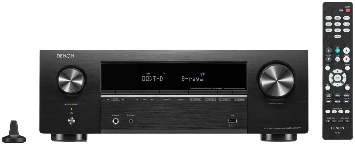 Denon AVR-X580BT 5.2 8K AV-vahvistin - 1