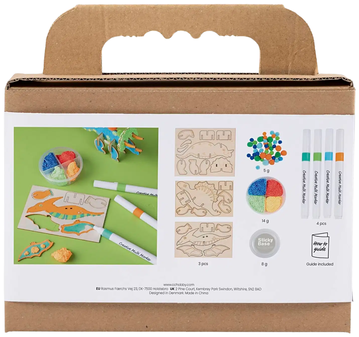 Creativ Company askartelusetti koristelu dinosaurus - 2