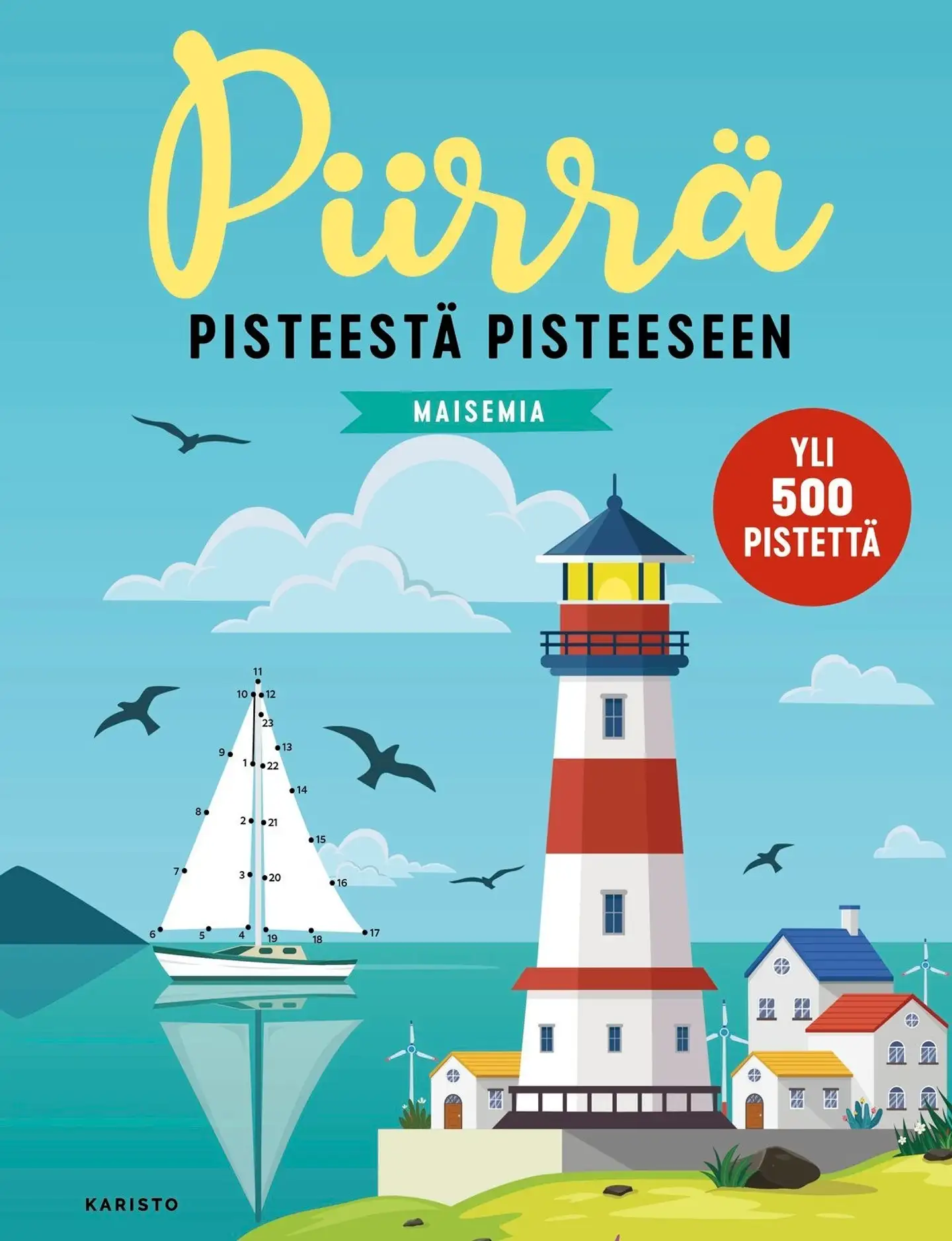 Piirrä pisteestä pisteeseen - Maisemia - Yli 500 pistettä