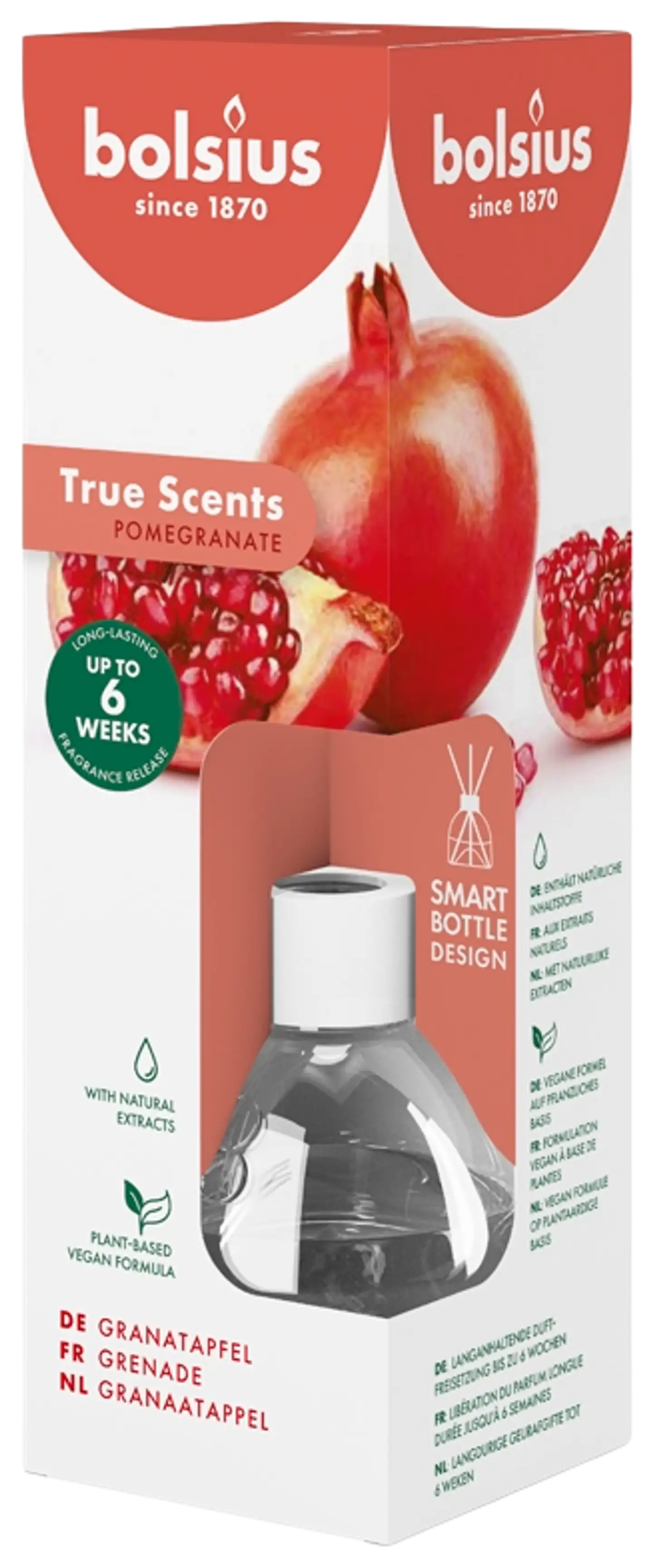 Bolsius True Scents – huonetuoksu – Granaattiomena – 60 ml - 1