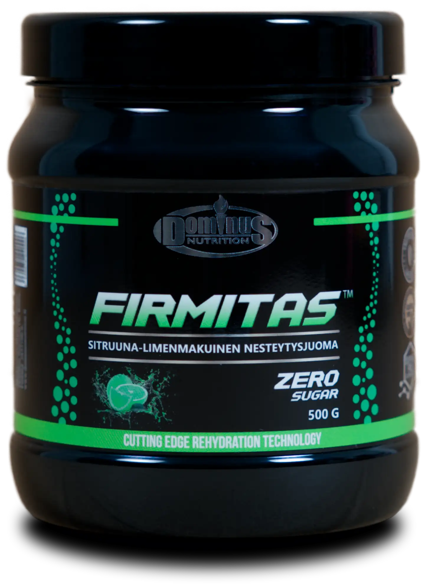 FIRMITAS™ Sitruuna-lime 500 g ZERO sugar nesteytysjuomajauhe