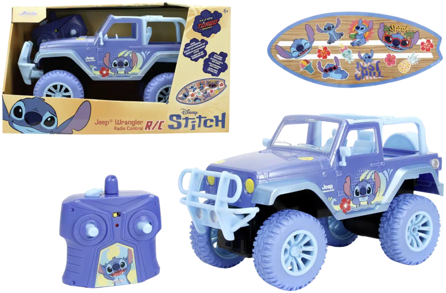 Jada Stitch RC Jeeppi 1:16, 2-kanavainen, 2,4 GHz - 1