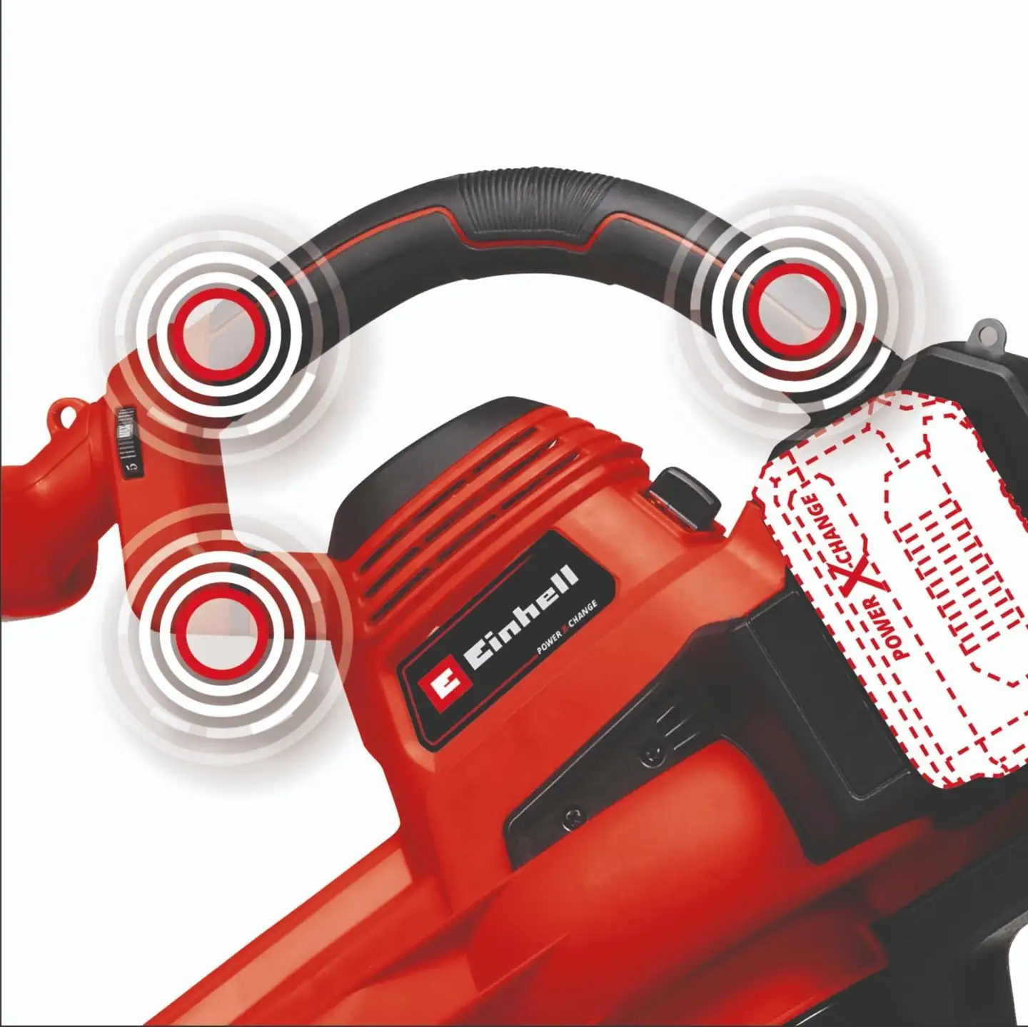 Einhell akkulehtipuhallin GE-CL 36/230 Li E -Solo - 5