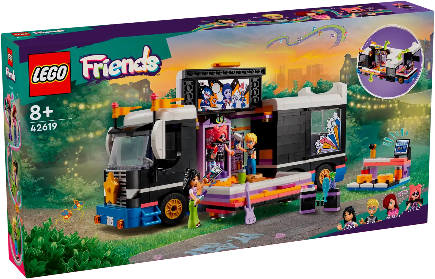 LEGO Friends 42619 Poptähtien kiertuebussi - 2