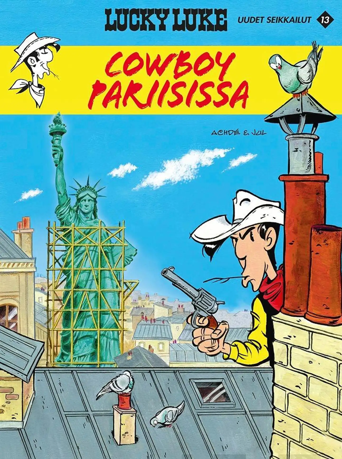 Jul, Lucky Luke uudet seikkailut 13: Cowboy Pariisissa