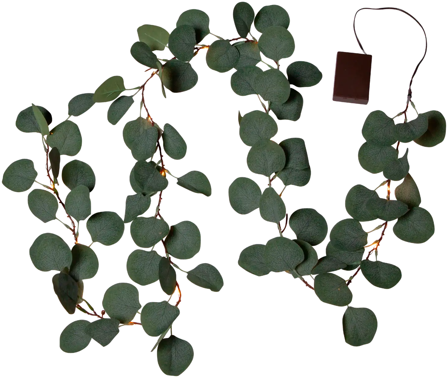 Star Trading koristenauha Eucalyptus led-valoilla (20x0,06W) pituus 180 cm vihreä 3xAA-paristo ei sisälly - 1