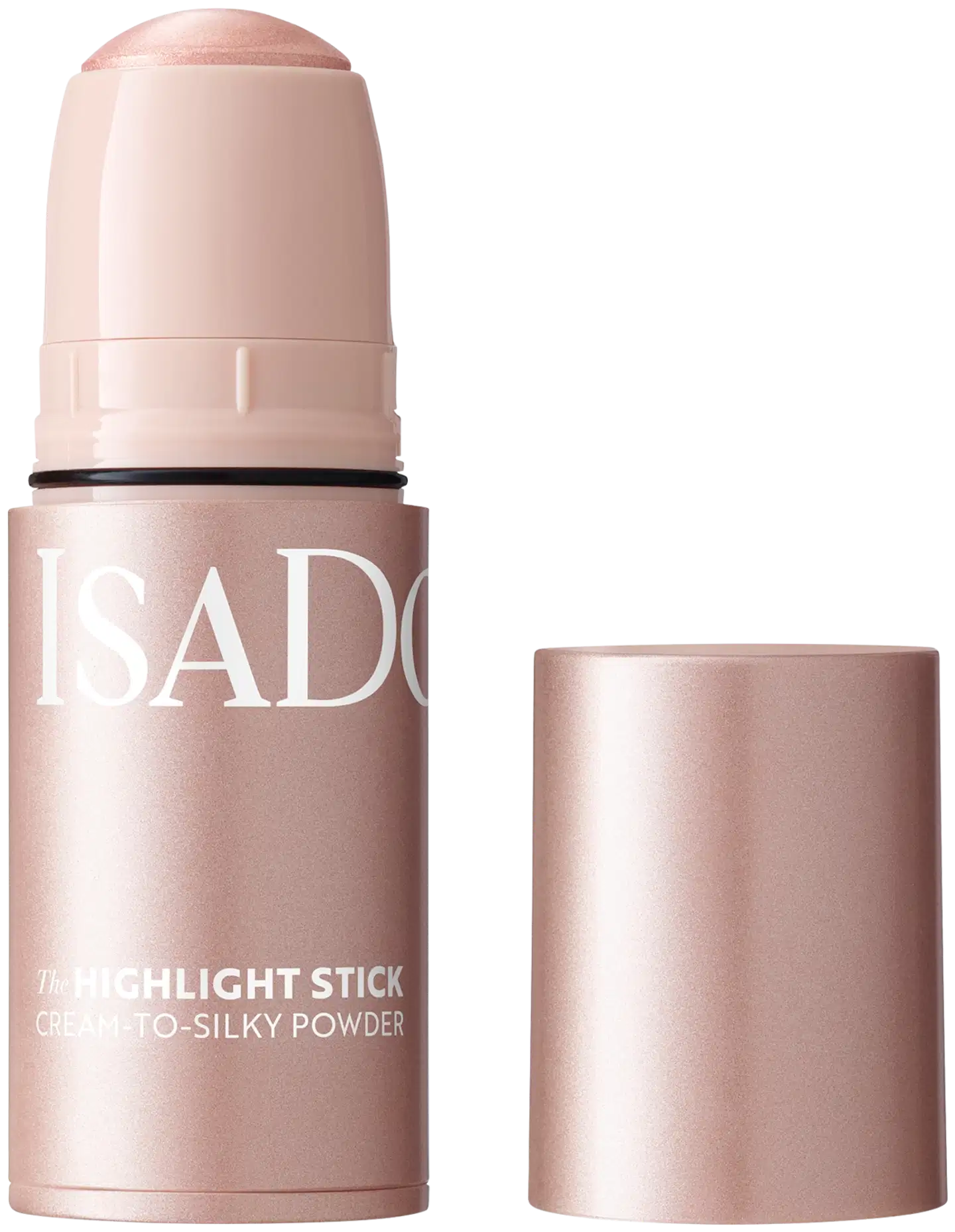 IsaDora The Highlight Stick Cream-to-Silky Powder 64 Frosty Pink 5,5 g - 64 Frosty Pink - 1